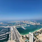 50 Percent Offer ! Iconic Princess Tower ! 64Th Floor ! Sea View & Marina Walk View ! 3Min To Marina Beach & Tram ! Spacious