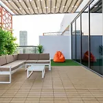 Upgraded Designer-Crafted Studio In Jvc With Massive Terrace