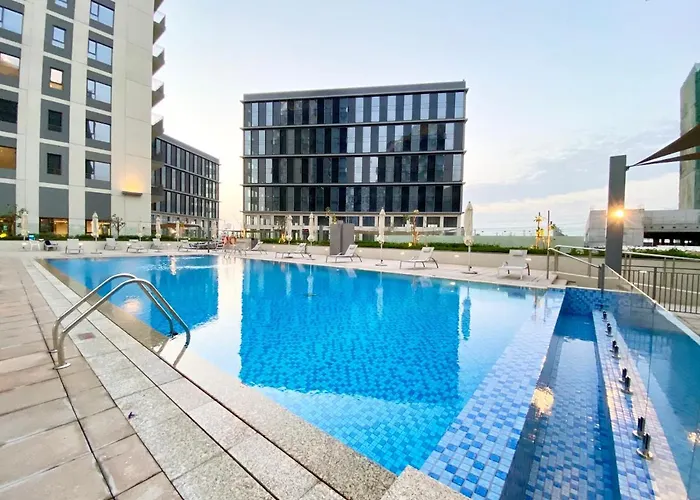 Marco Polo - Lofty Apt With Balcony Near Dubai Hills Mall