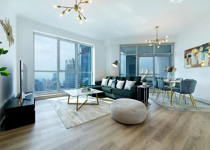 Maison Privee - High-Floor Trendy Apt With Marina, Palm & Ocean Vws