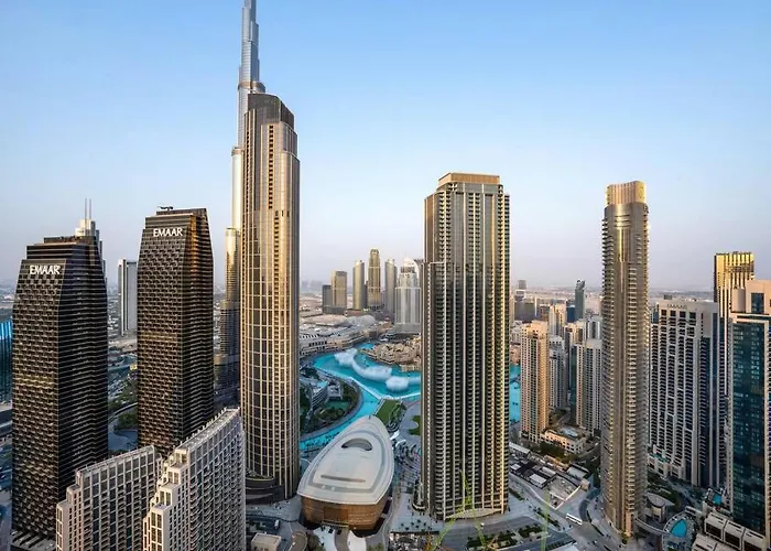 Panoramic Full Fountain,Opera& Burj Sky View 4Br Apt