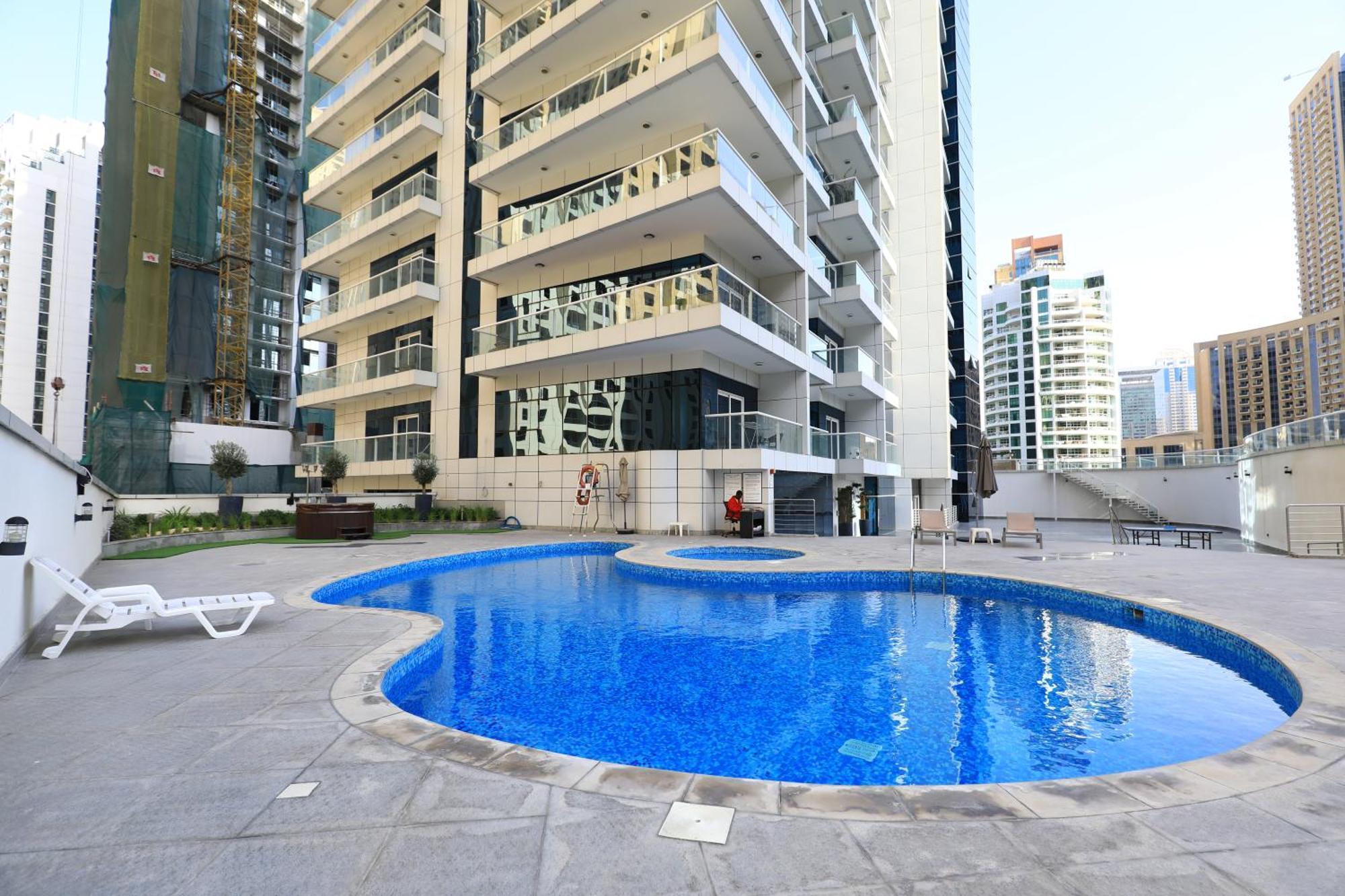 Appartement Elegant King Bed Brand New 1 Bhk Marina Bay