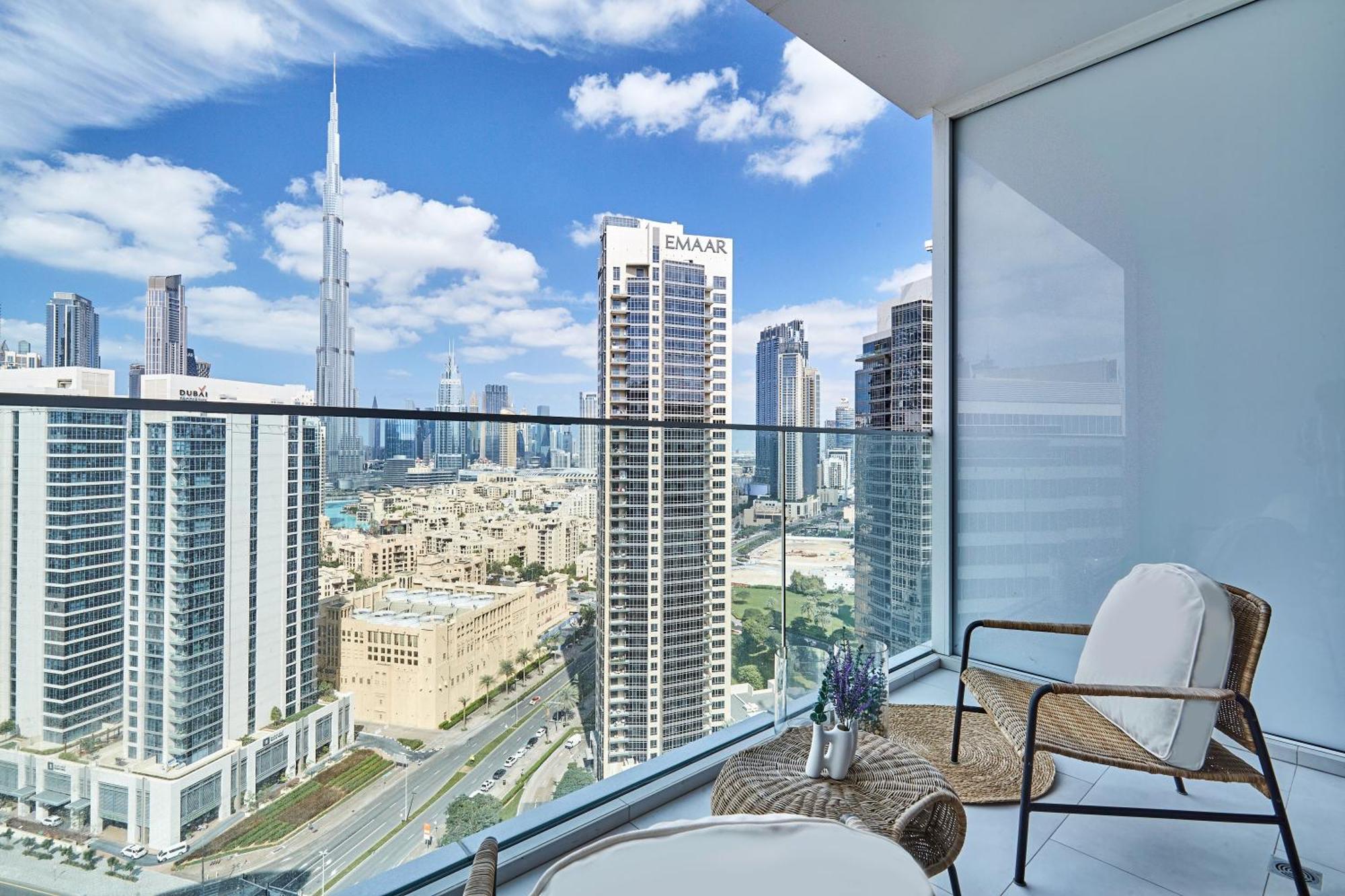 Luxury With Burj Khalifa Or Canal View In Downtown - Marquise Square Tower Apartamento *