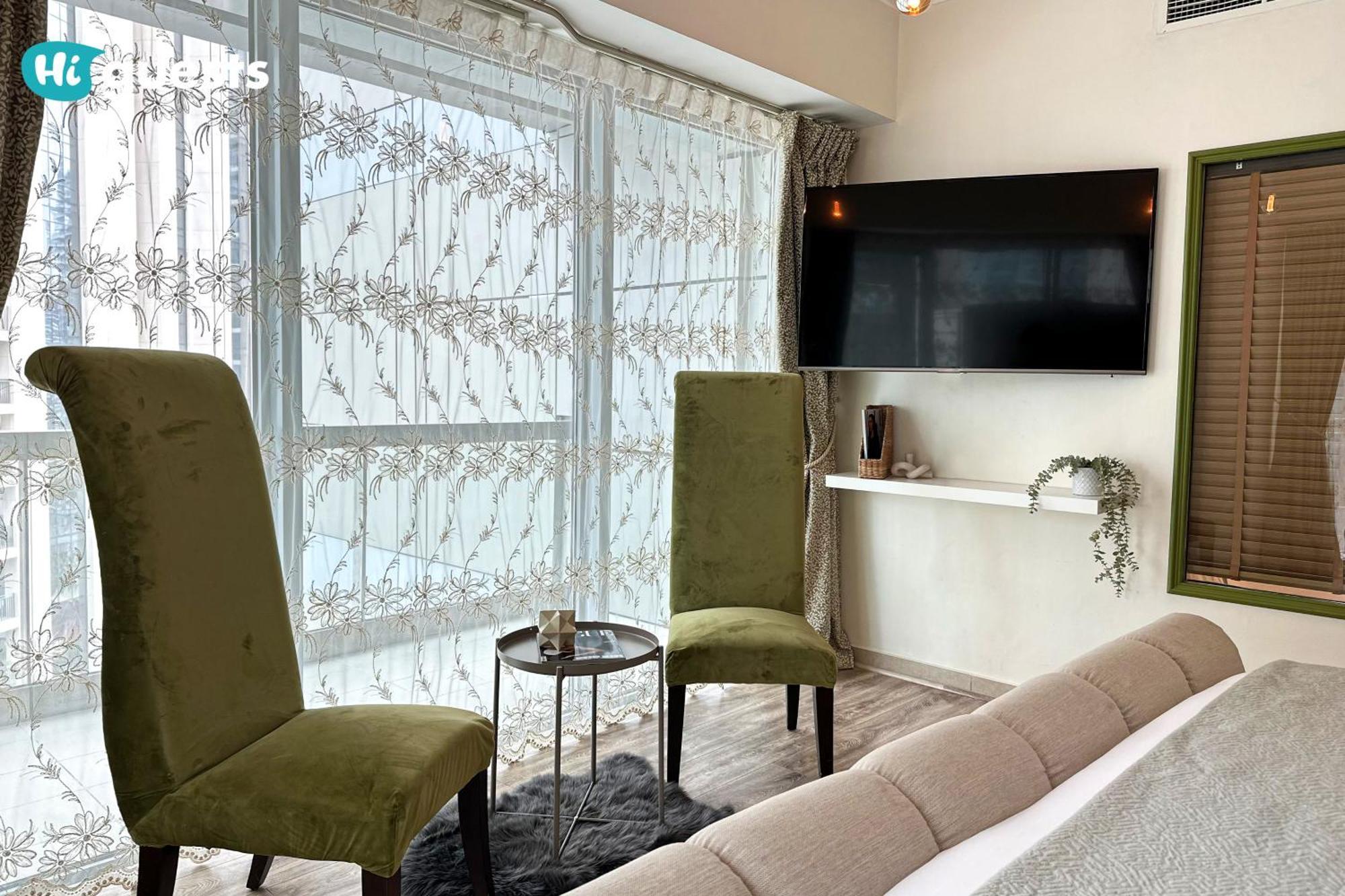 Higuests - Royal 2br With Balcony Near Burj Khalifa Dubái