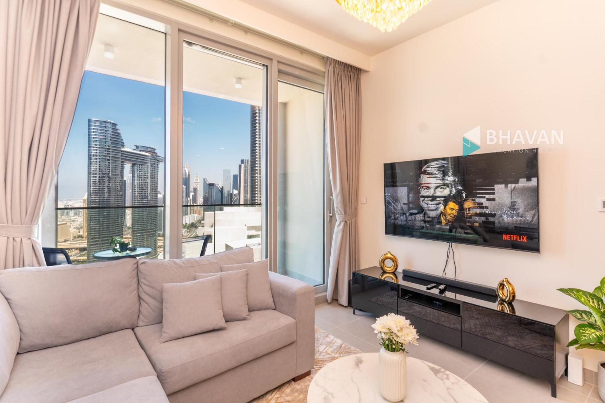 Apartamento Charming In Downtown Just Steps From Burj Khalifa & Mall By Bhavan Dubái