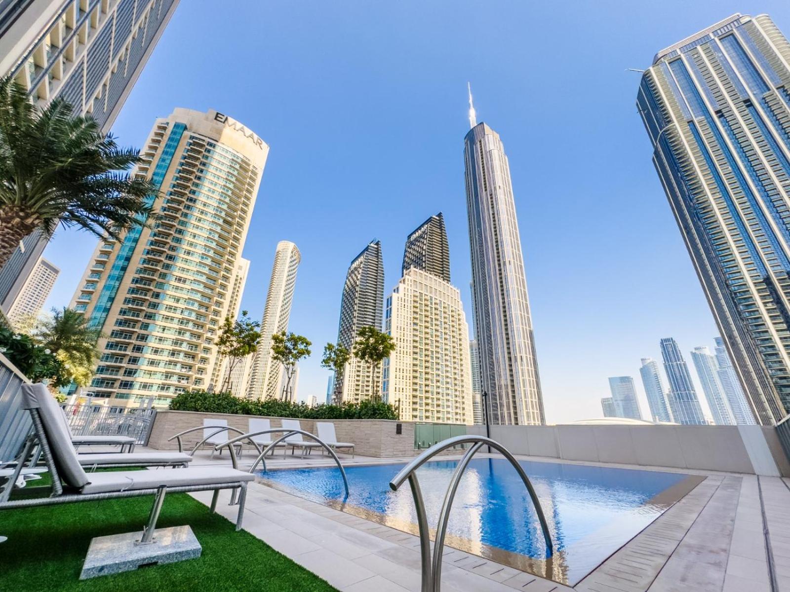 Apartamento Charming In Downtown Just Steps From Burj Khalifa & Mall By Bhavan