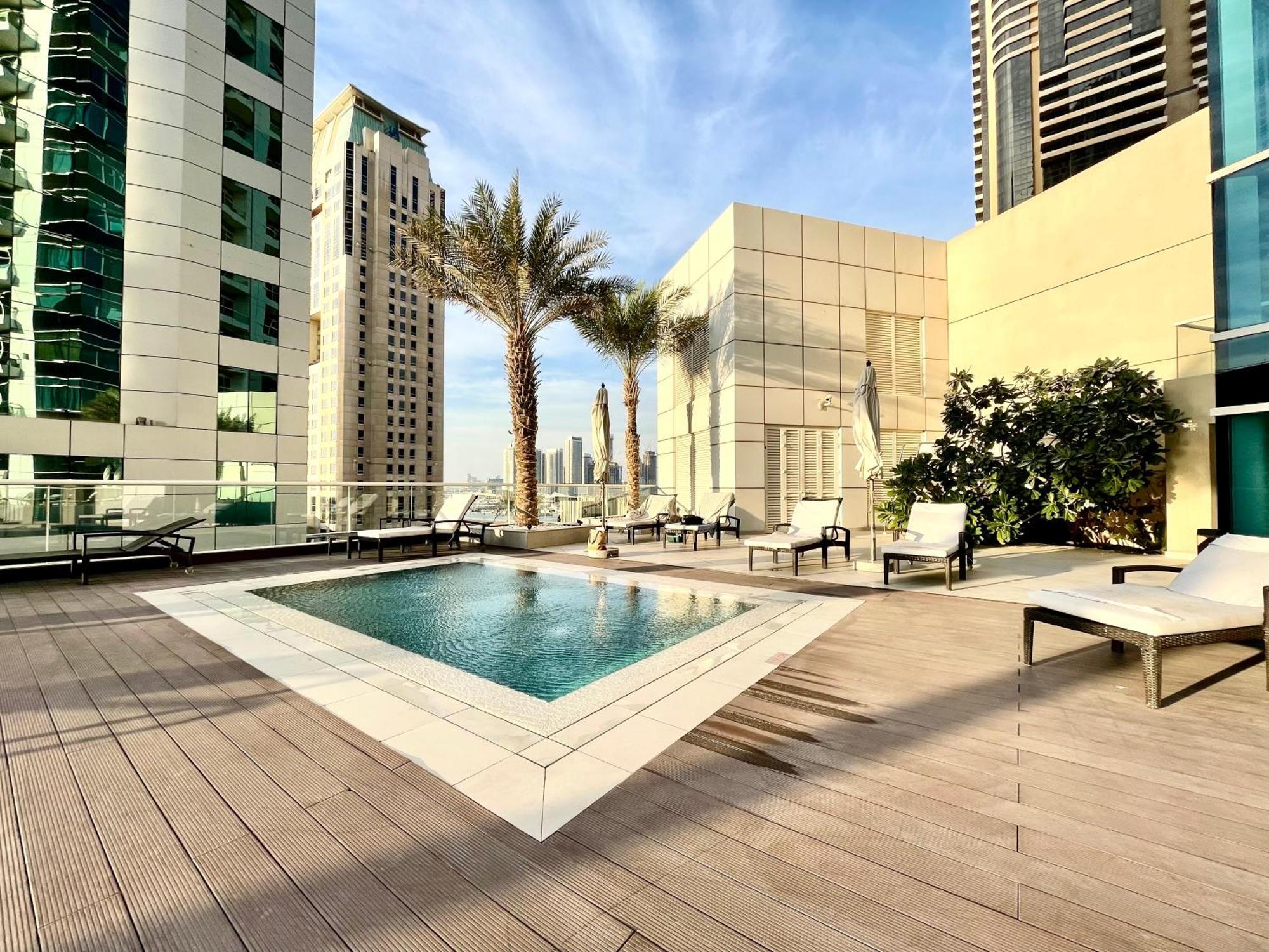 Apartemen Marina & Palm View - High Floor 2br Near Jbr Dubai