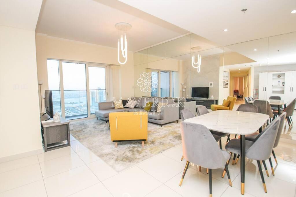 Damac Heights 3bdr Upgrade-high Floor With Seaview *