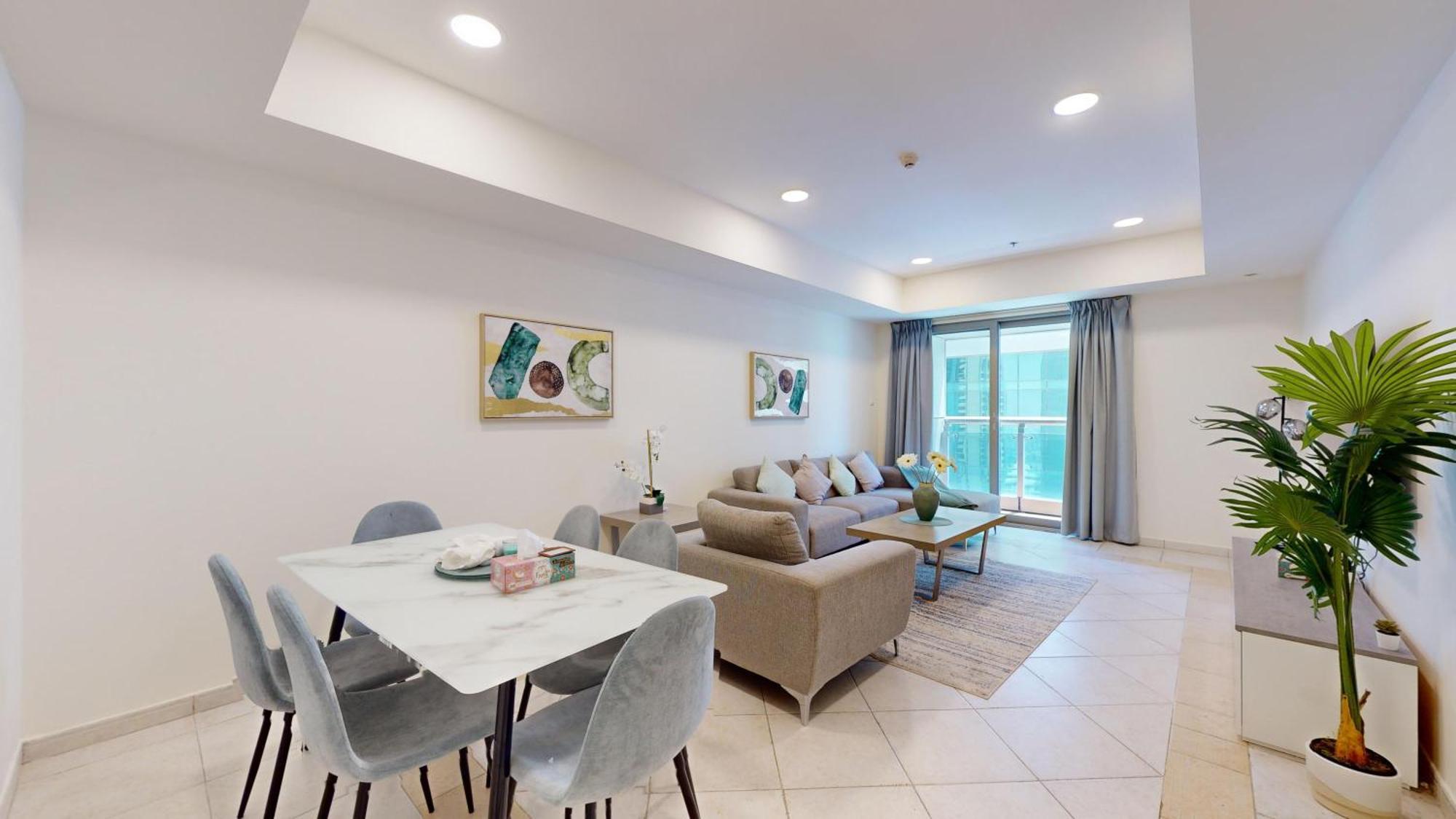 Apartamento 50 Percent Offer ! Iconic Princess Tower ! 64th Floor ! Sea View & Marina Walk View ! 3min To Marina Beach & Tram ! Spacious Dubái
