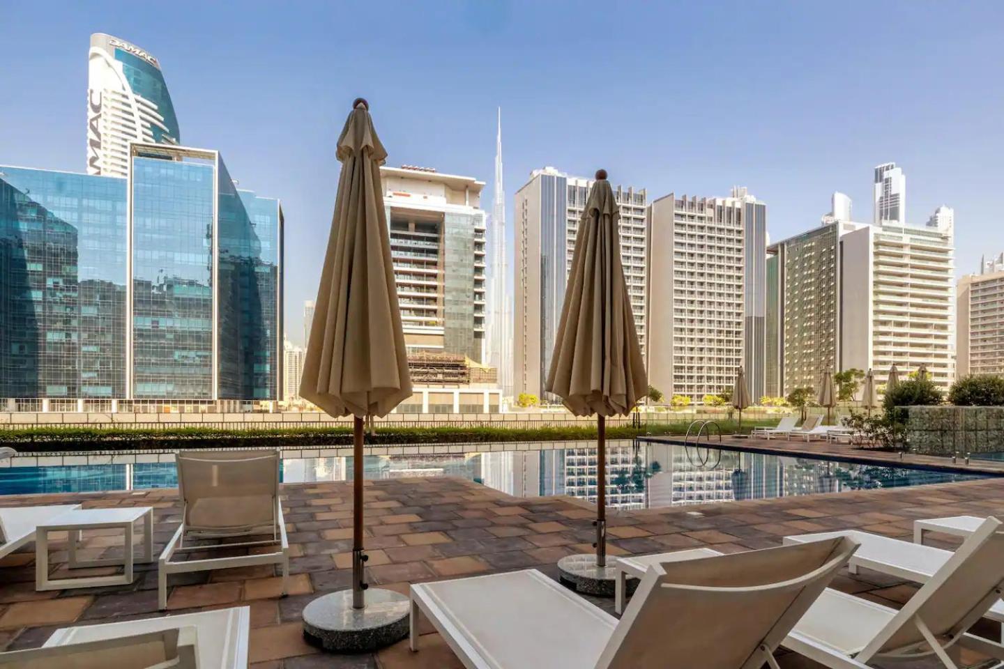 Stunning 2-bedroom Business Bay With Burj Khalifa View & Huge Balcony Apartment