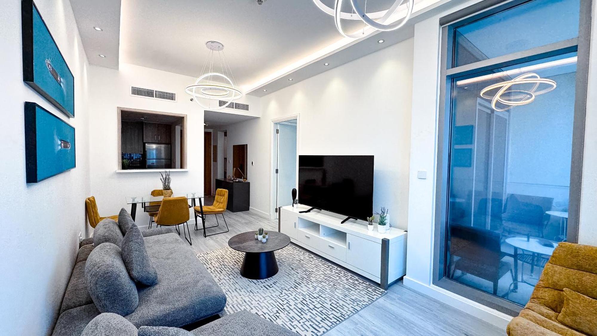 Lejlighed Marina - Elegant Design 1bhk - Iris Blue