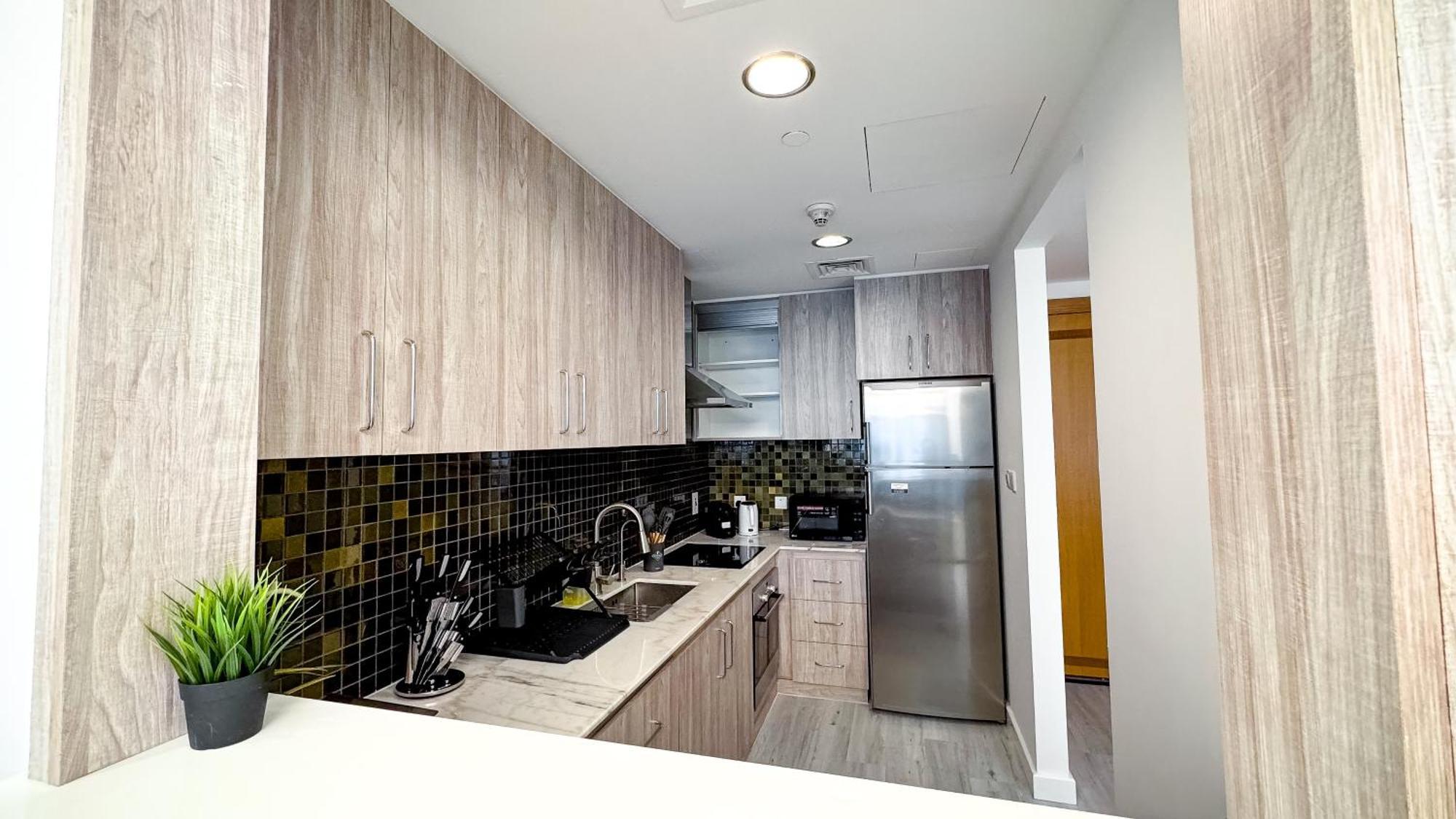 Lejlighed Marina - Elegant Design 1bhk - Iris Blue *