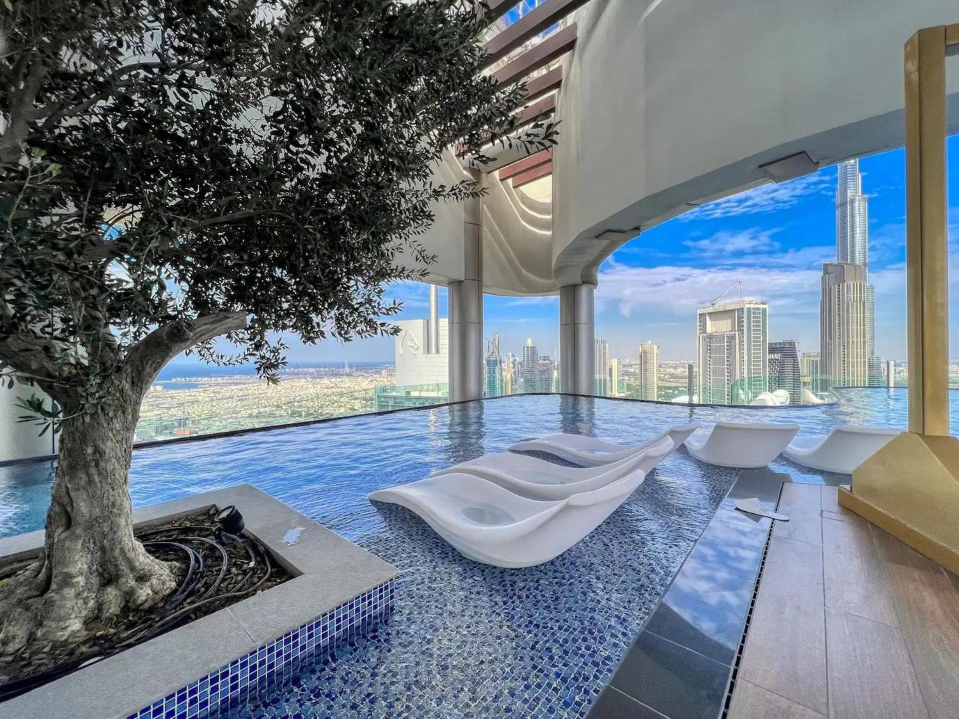 Apartamento Boulevard 2 Bedroom Family With Burj Khalifa View And Infinity Pool In 64th Floor Downtown Dubai