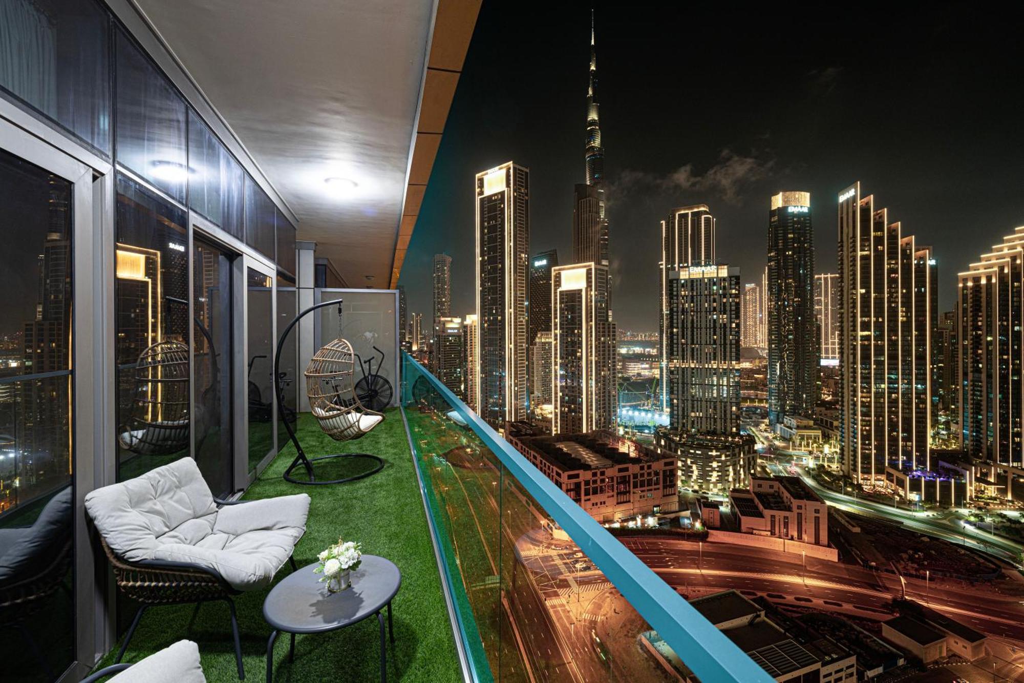 Boulevard 2 Bedroom Family With Burj Khalifa View And Infinity Pool In 64th Floor Downtown Apartamento *