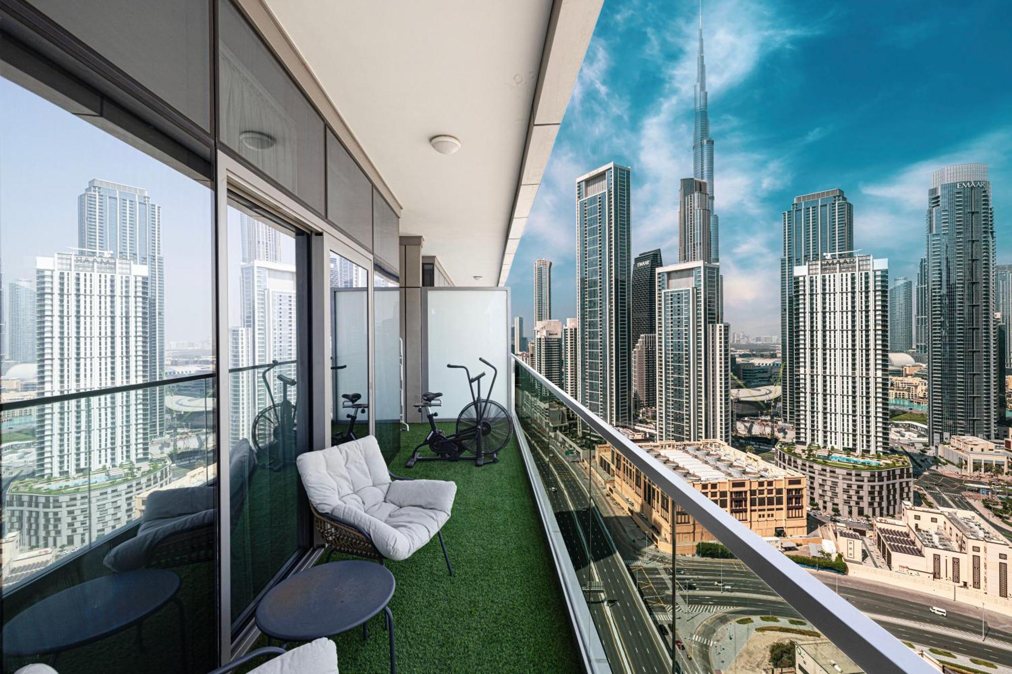 Boulevard 2 Bedroom Family With Burj Khalifa View And Infinity Pool In 64th Floor Downtown Apartamento Dubai