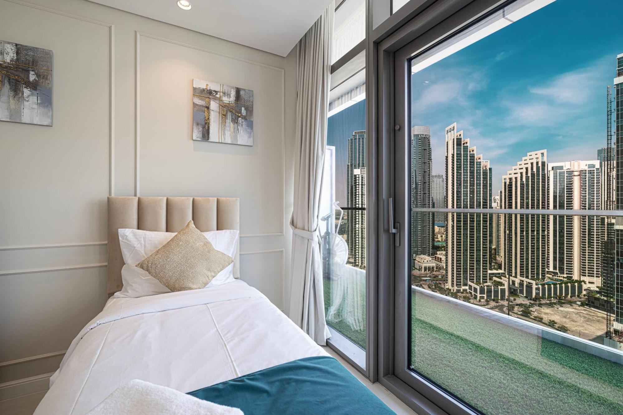Boulevard 2 Bedroom Family With Burj Khalifa View And Infinity Pool In 64th Floor Downtown Apartamento