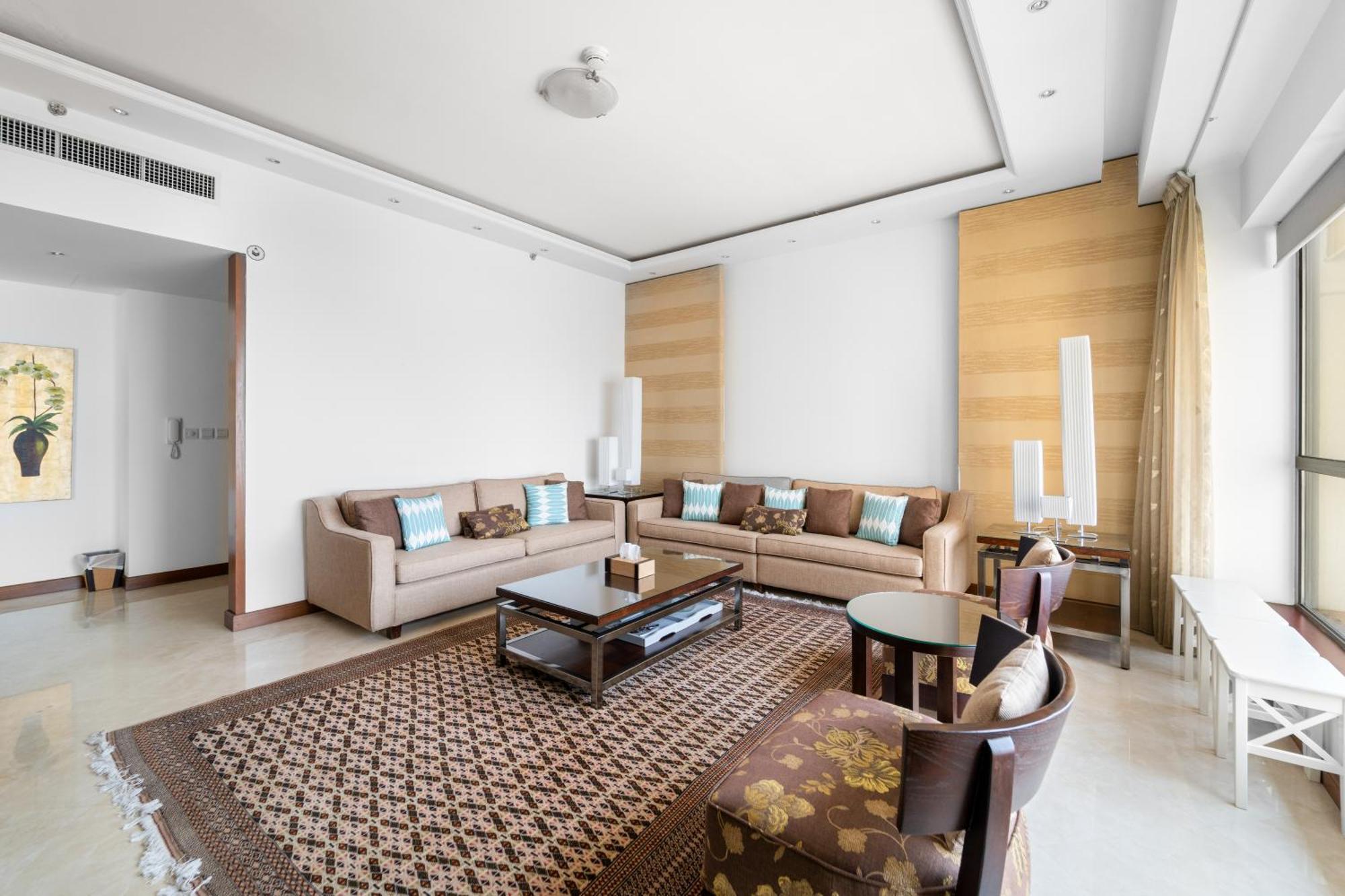 Elegant 3br Full Sea View Only 2 Minute Walk To Jbr Beach Apartamento