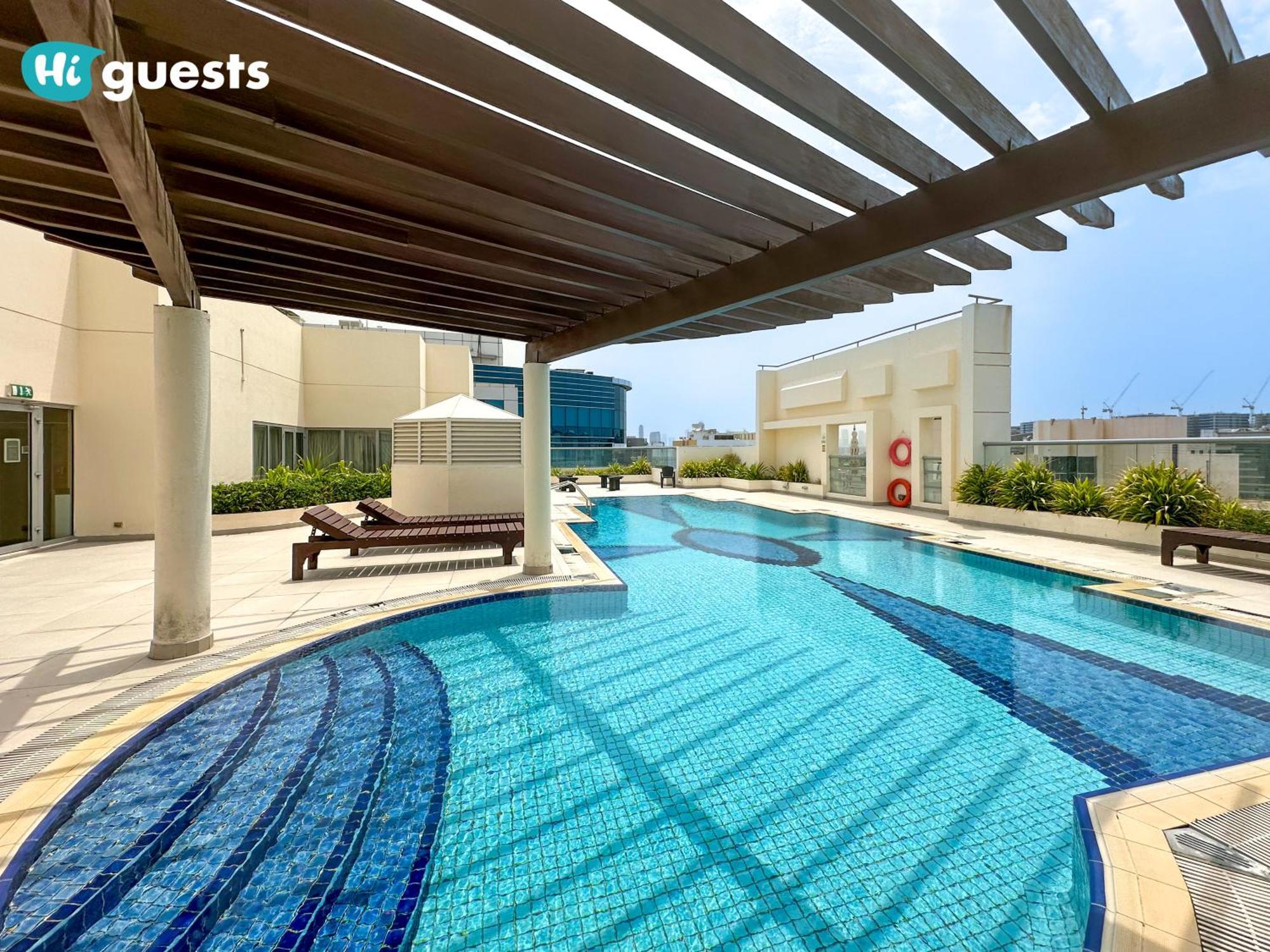 Higuests - Cheerful With Stunning Views In Port Saeed Appartement *