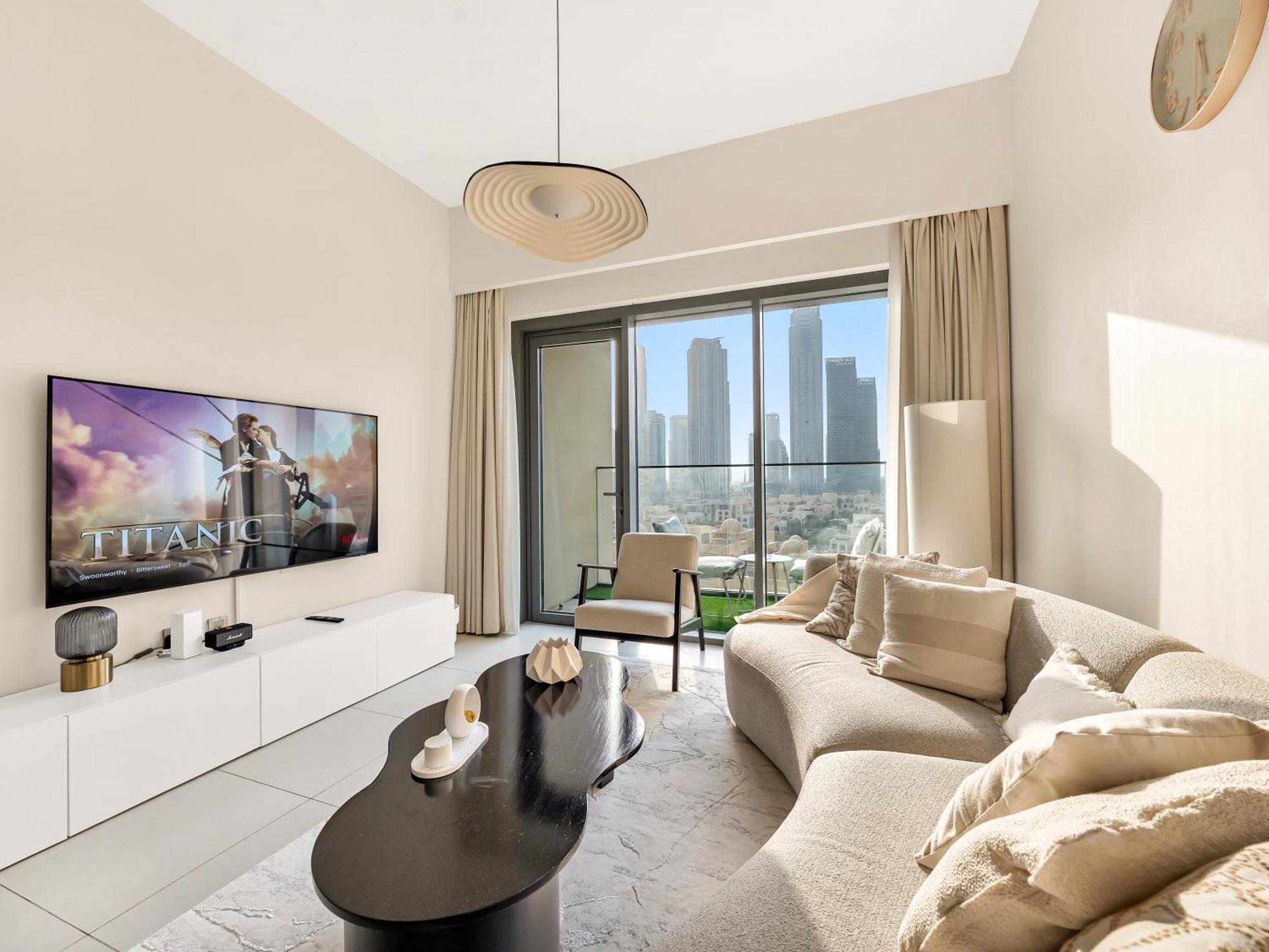 Apartamento Burj Khalifa Laser Show & Fountain Show View *