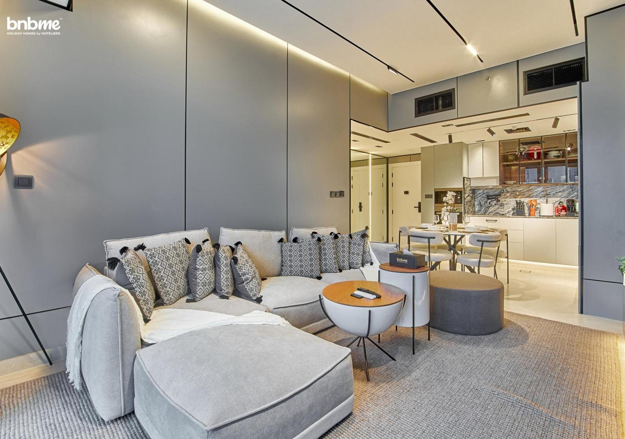 Bnbmehomes - Silverene Tower Appartement Dubaï