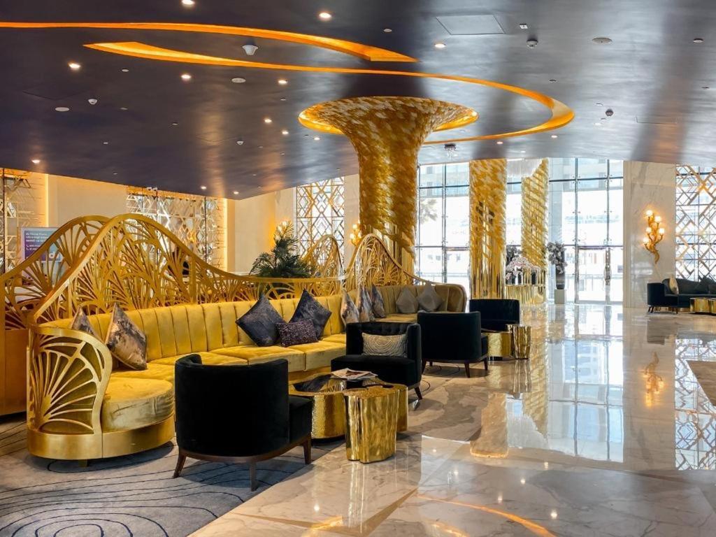 Apartamento Deluxe One-bedroom In Business Bay With Burj Khalifa And Canal View *