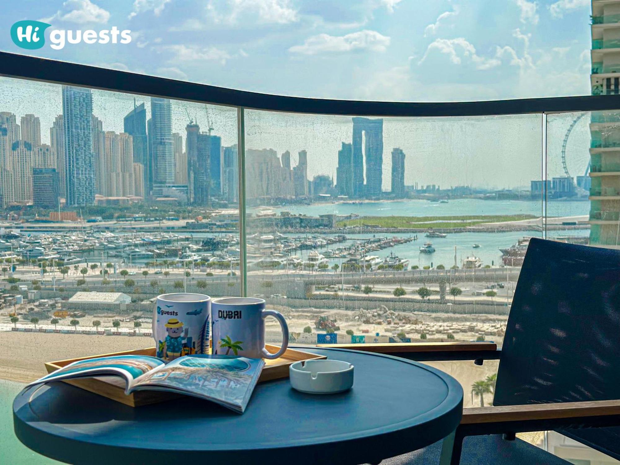 Higuests - Marina Vista Tower 1 With Views Of Marina And Ain * Dubái