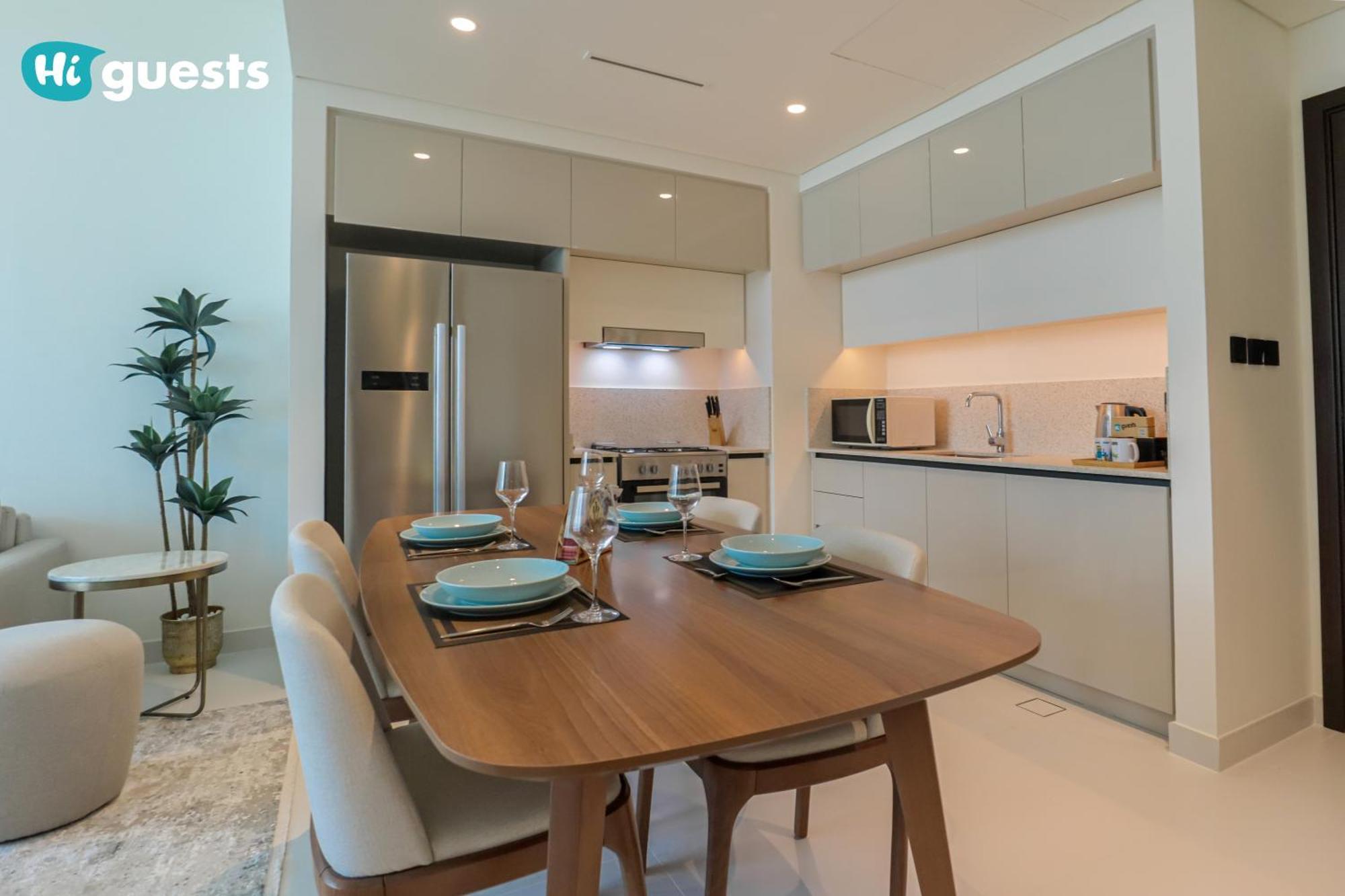 Apartamento Higuests - Marina Vista Tower 1 With Views Of Marina And Ain Dubái