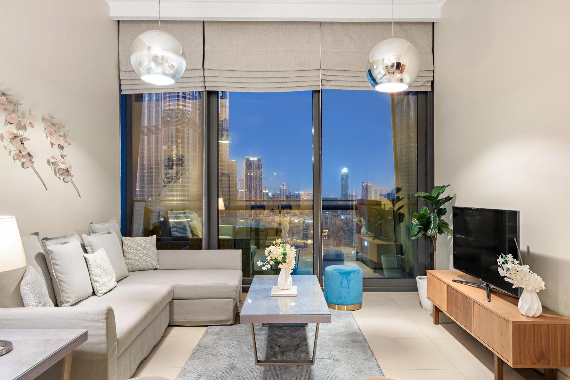Apartament First Class 1br Burj Khalifa & Fountain Views *