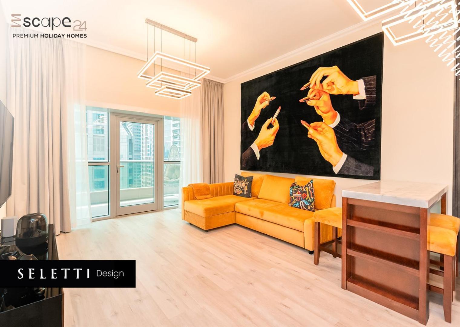 Escape 24 - Brand New & Luxury 1br High Floor Marina Pinnacle - Marina Harbour Views Appartement Dubai