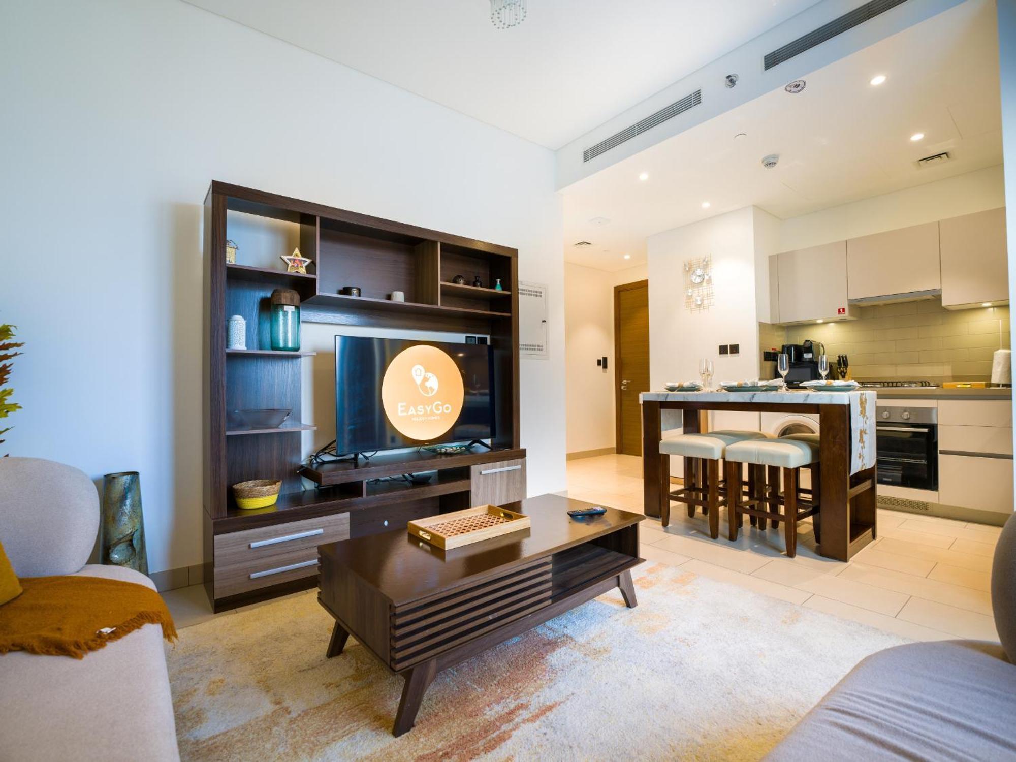 Easygo- Stylish 1bdr Sobha Creek Vista- Meydan Living Lägenhet *