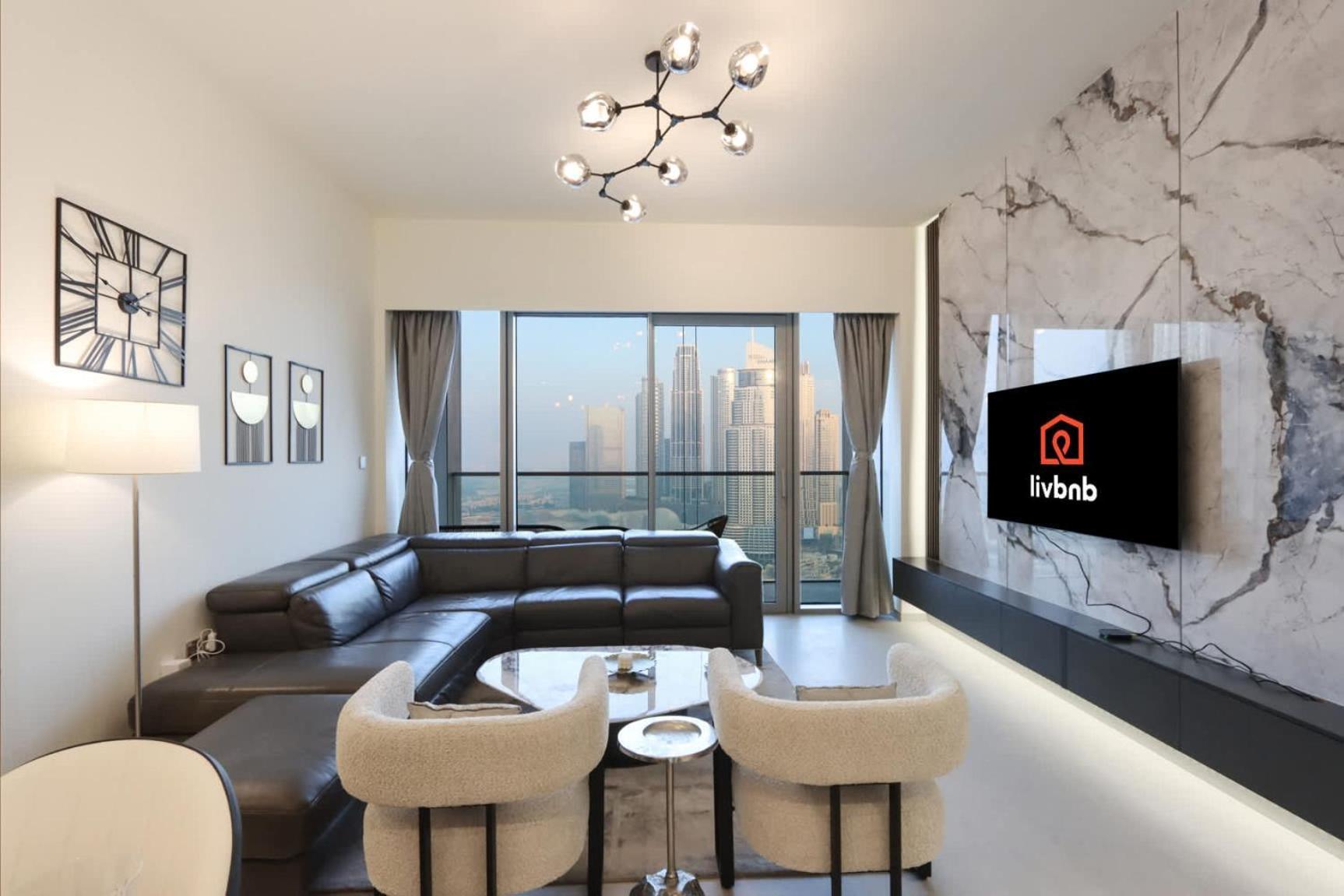 Livbnb Exquisite 2b View Of Burj & Fountain *
