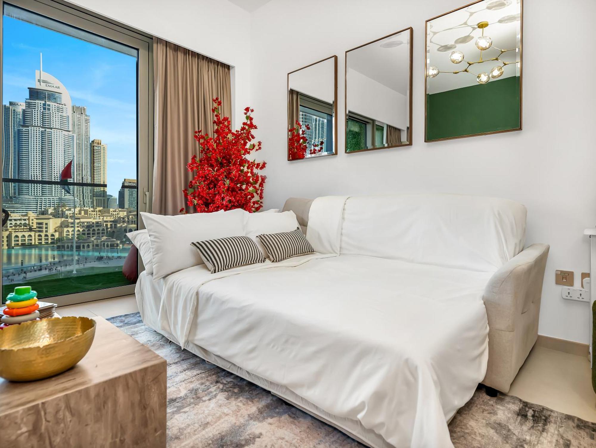Direct Burj Khalifa & Fountain Views Lux 2br Dubaï