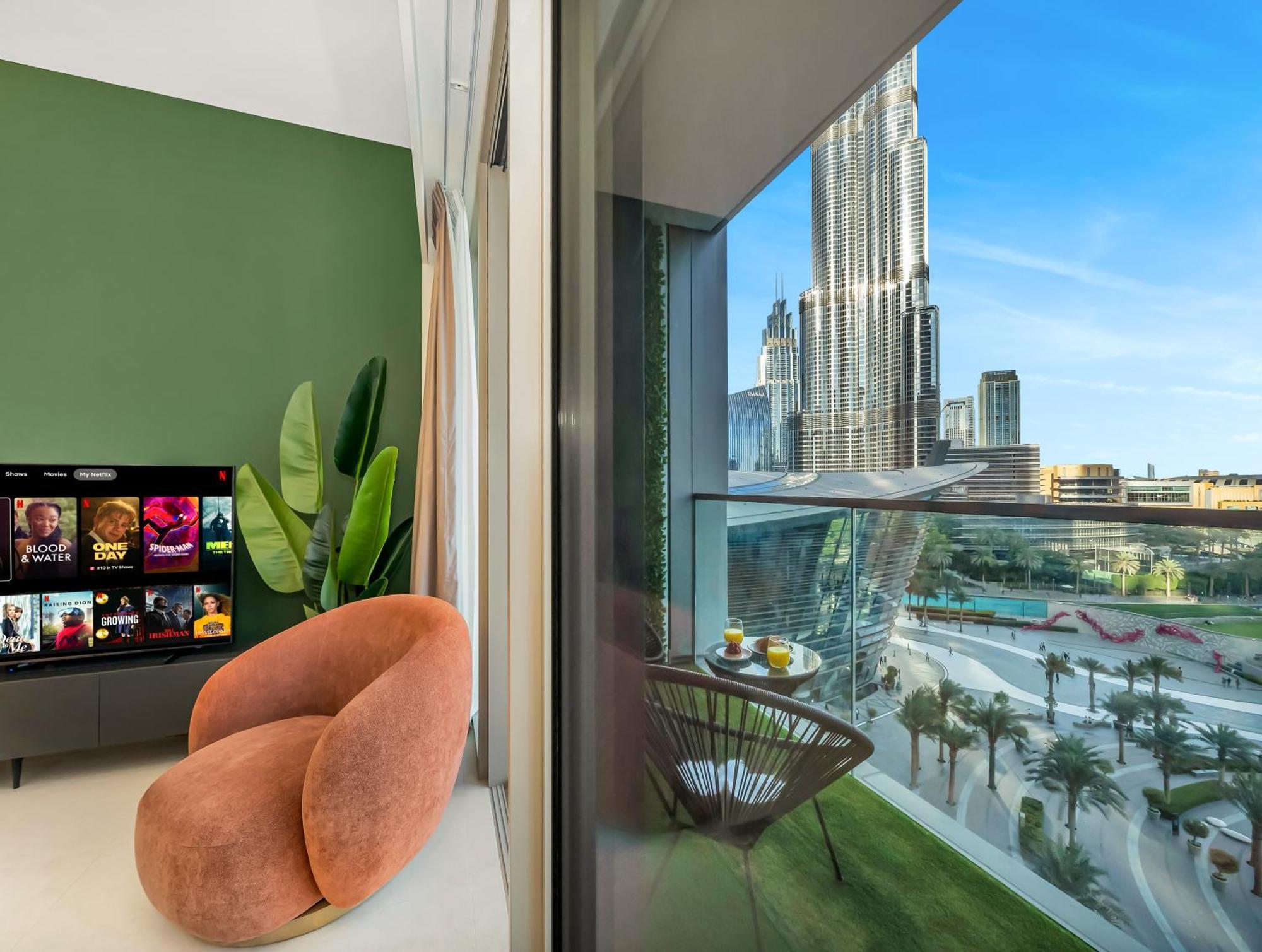 Direct Burj Khalifa & Fountain Views Lux 2br Appartement