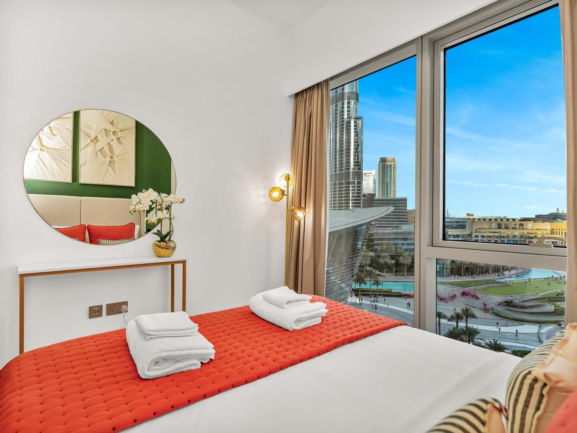 Direct Burj Khalifa & Fountain Views Lux 2br Appartement Dubaï