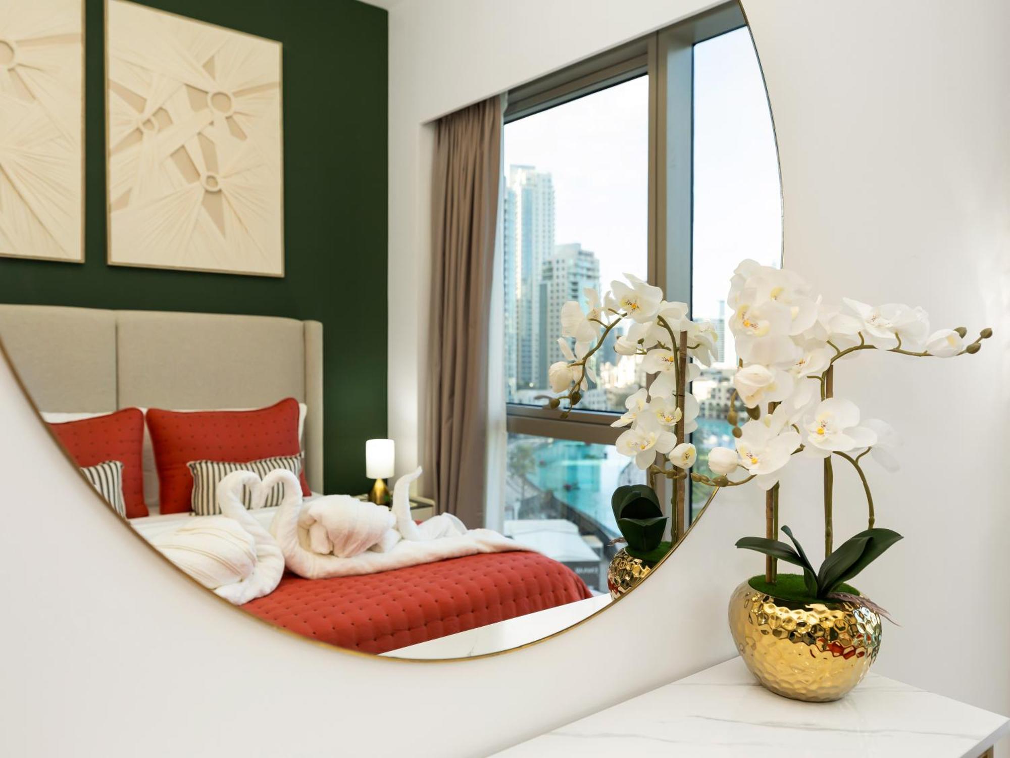 Direct Burj Khalifa & Fountain Views Lux 2br * Dubaï