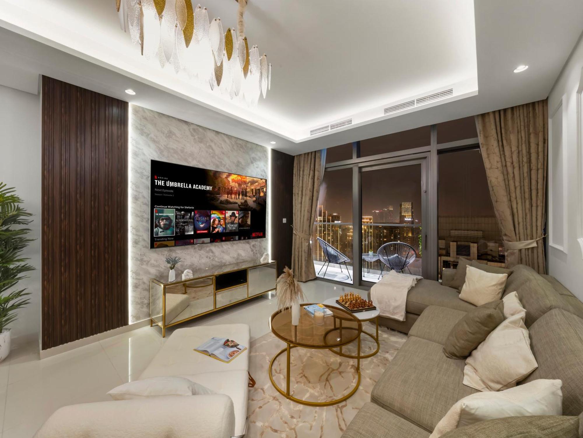 Stunning 2br With Burj View & Infinity Pool Apartamento Dubai