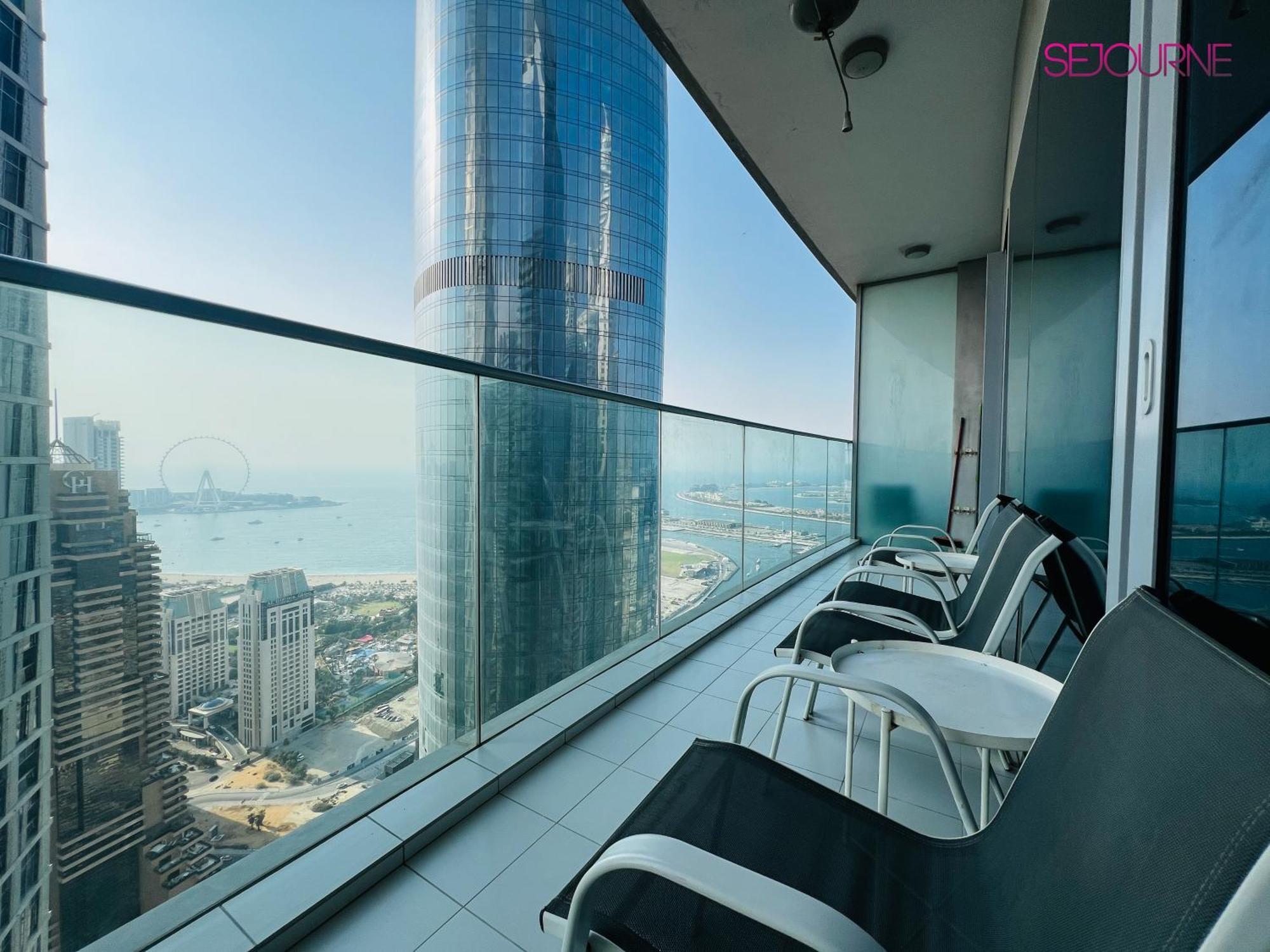 Dh58 - High End 1br, Palm Views In Damac Heights Tower * Dubai