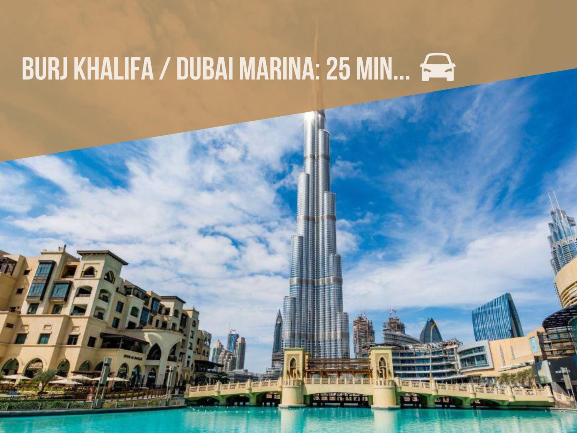 Apartamento Al Furjan By In Homes - Marina 12min - Self Checkin - Metro - Parking Dubái