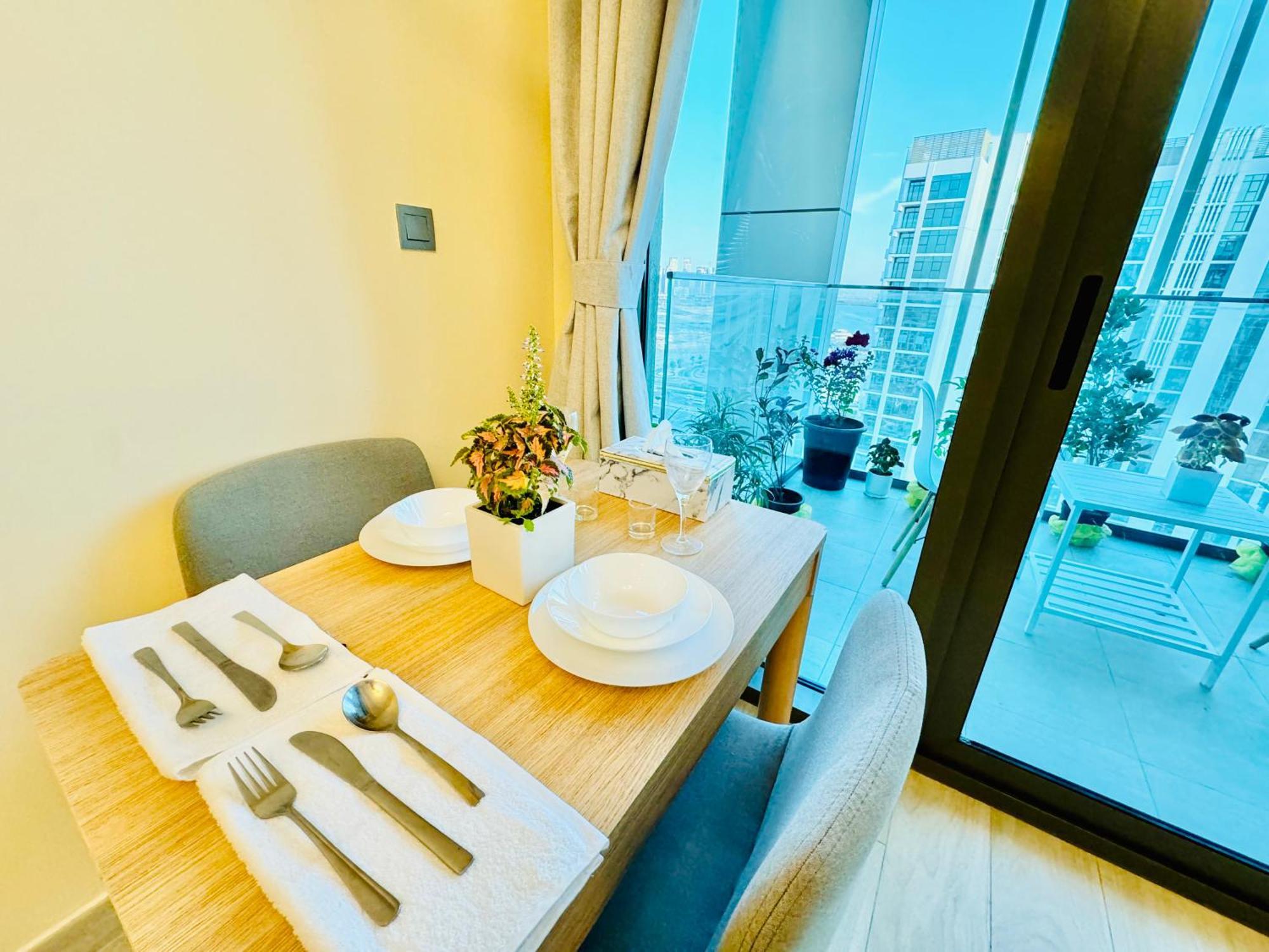 Farhad Azizi Al Jaddaf Sleek Apartment Dubai