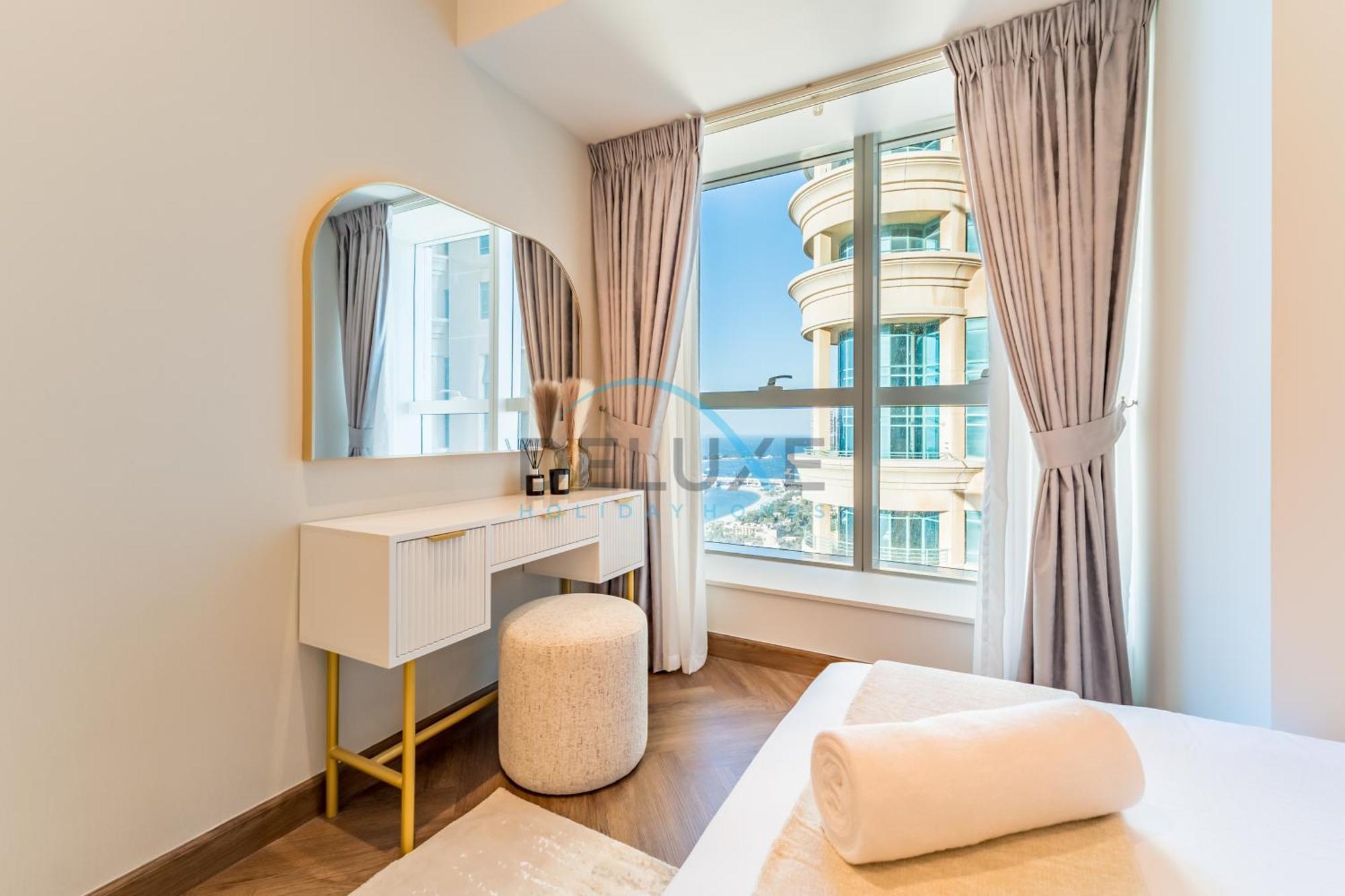 Apartamento Serene 2br With Iconic Palm Jumeirah Views, Marina By Deluxe Homes Dubái