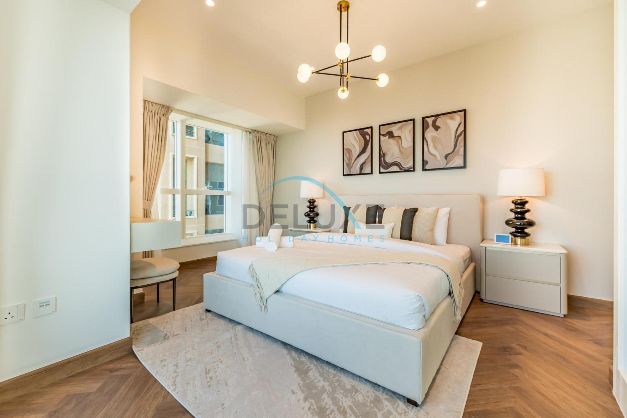 Serene 2br With Iconic Palm Jumeirah Views, Marina By Deluxe Homes Apartamento *