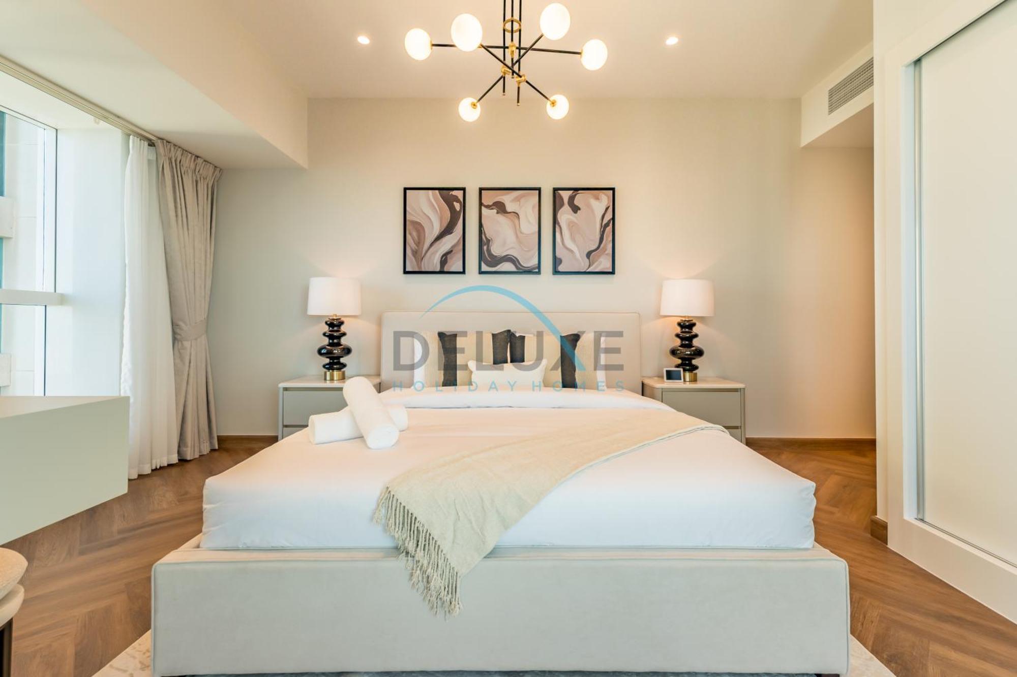Serene 2br With Iconic Palm Jumeirah Views, Marina By Deluxe Homes Apartamento
