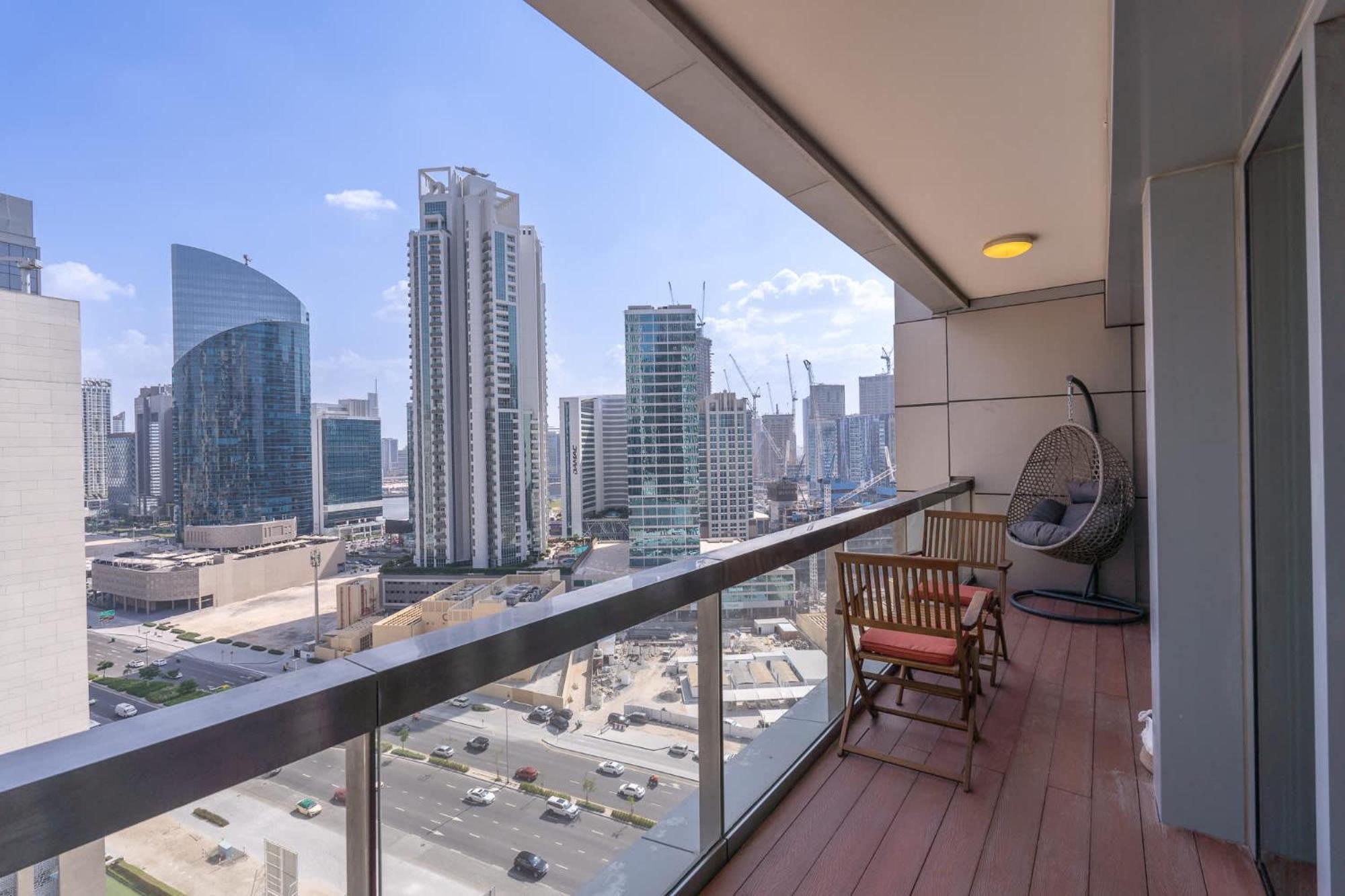Appartement Relaxing 1-bedroom With Stunning View Of A Skyline In Downtown Dubaï