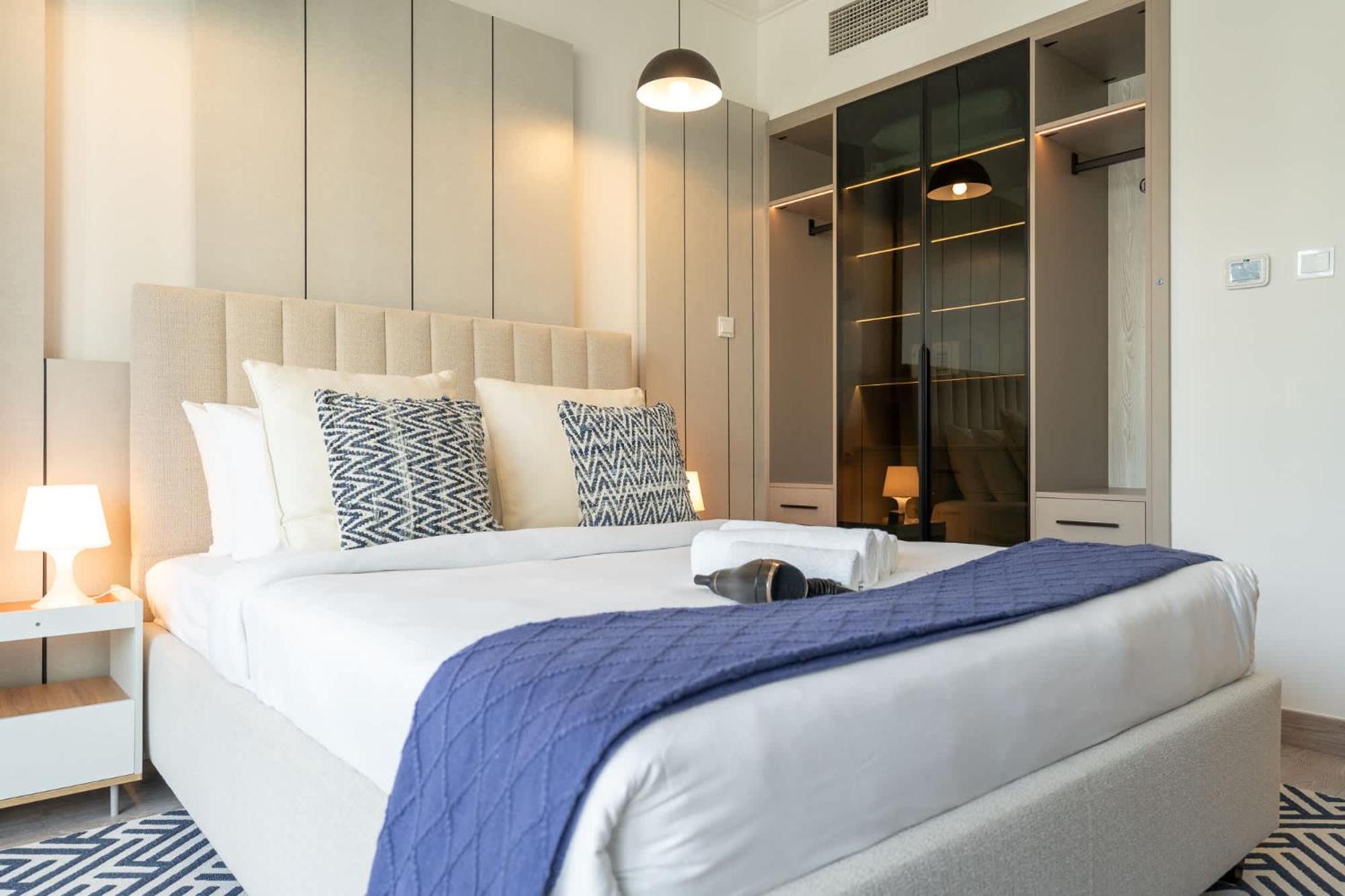 Relaxing 1-bedroom With Stunning View Of A Skyline In Downtown Appartement