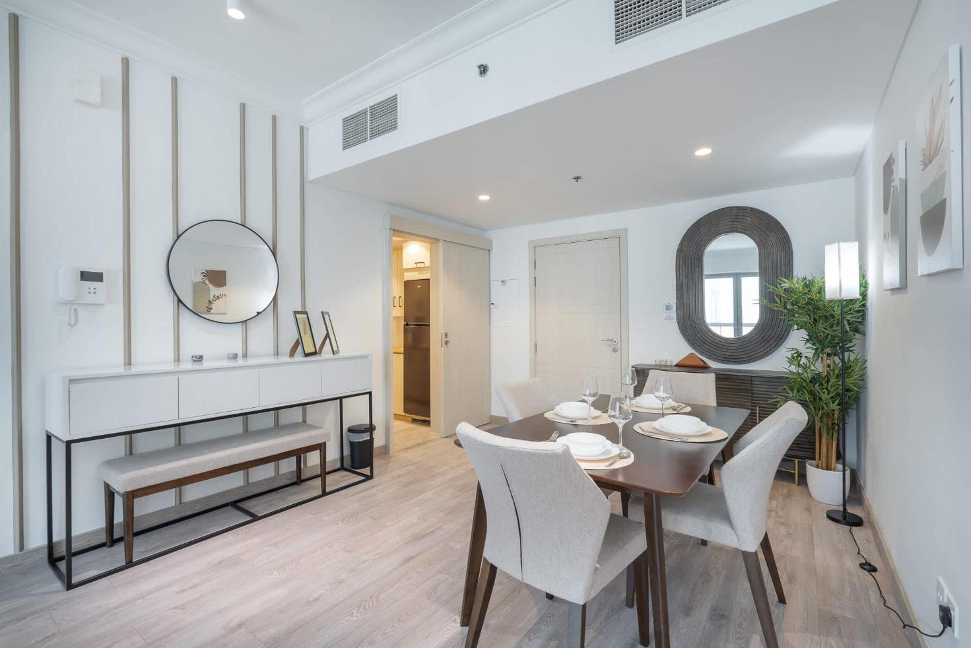 Appartement Relaxing 1-bedroom With Stunning View Of A Skyline In Downtown