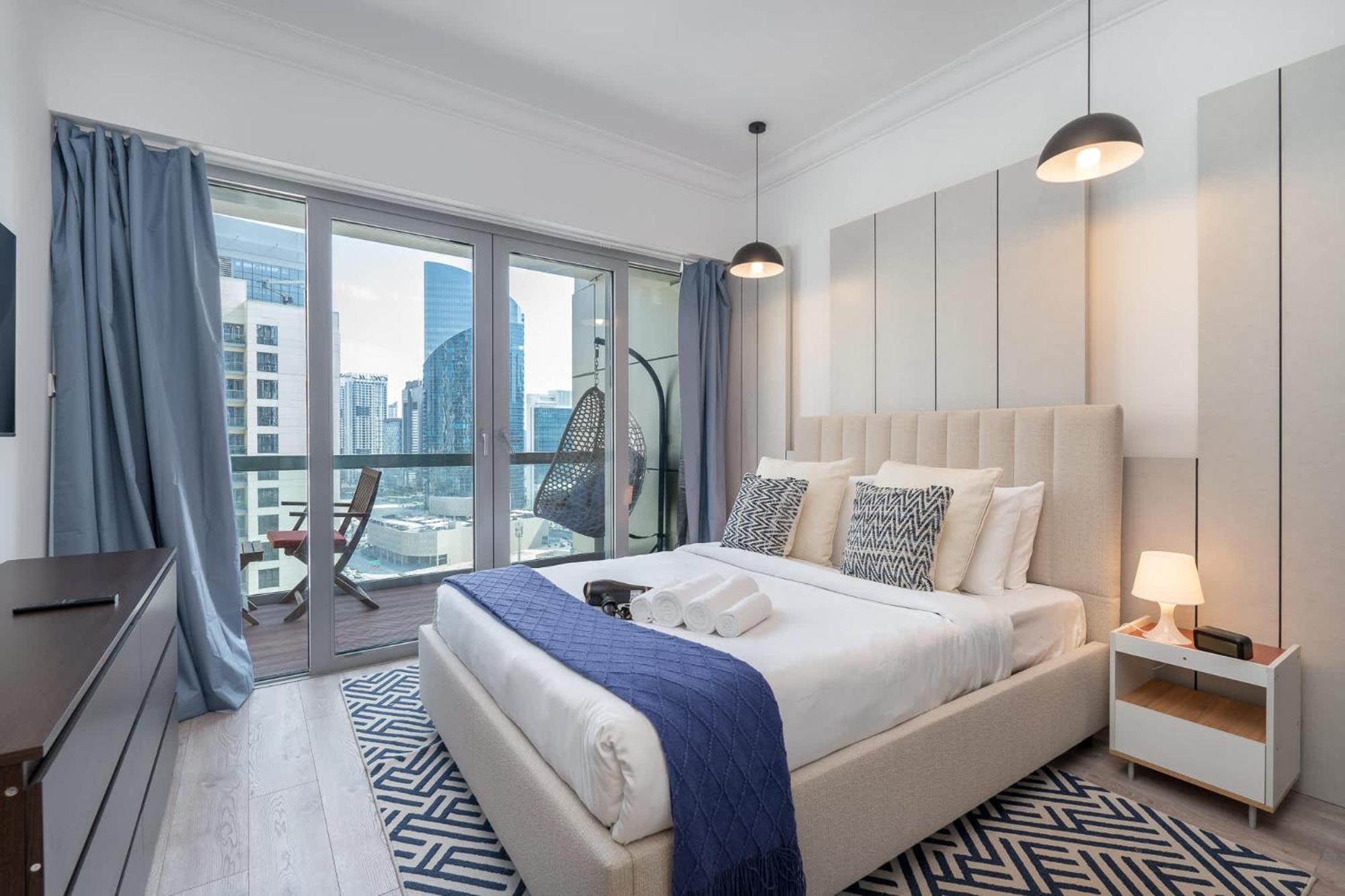 Appartement Relaxing 1-bedroom With Stunning View Of A Skyline In Downtown Dubaï