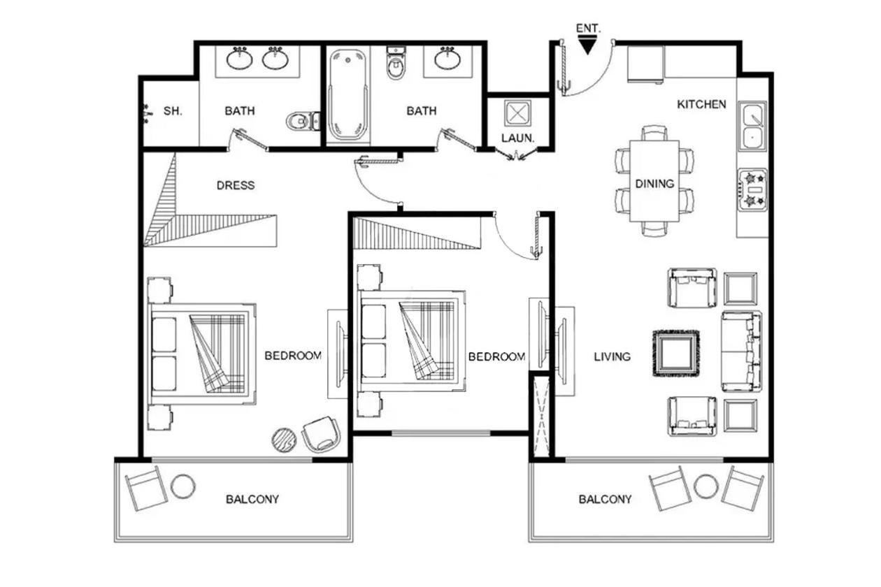 Apartment Lux The Luxury Sunrise Beachfront 1 Dubai