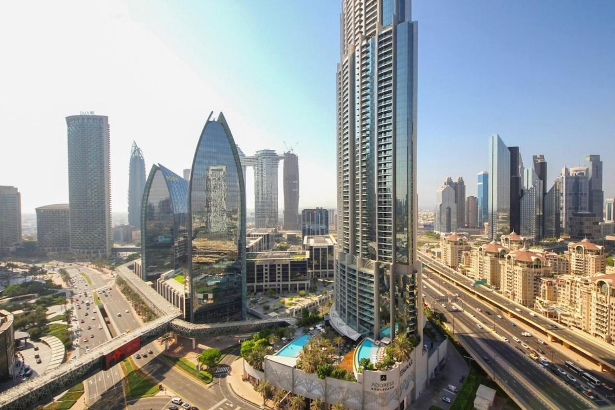 Appartement Partial Burjkhalifa View From Balcony In Mall-studio King Bed