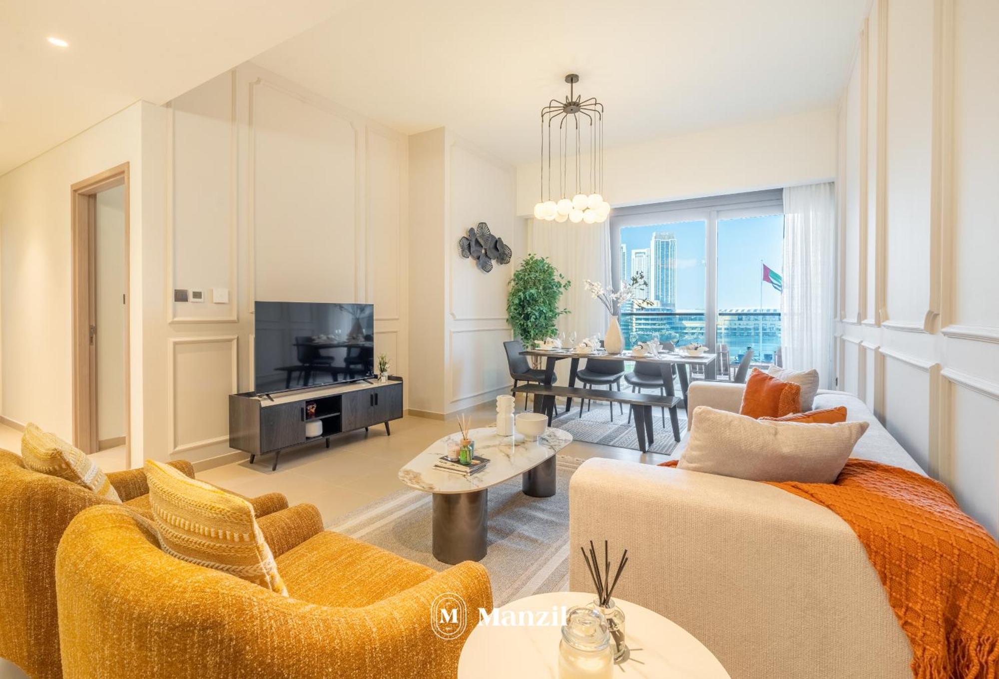 Manzil - Stylish 2br In Downtown, Walking Distance To Burj Khalifa & Mall Apartamento *