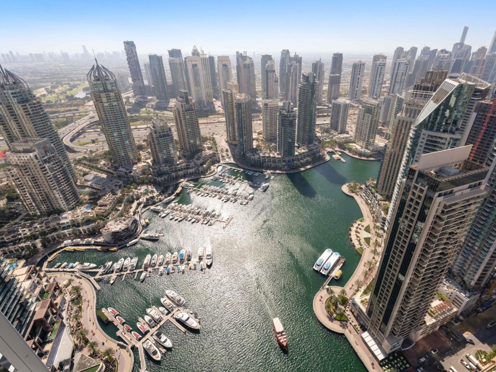 Appartement Sophisticated High-floor 1bdr With Breathtaking Sea View - Cayan 48 Dubaï